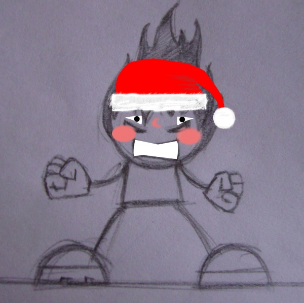 Creation of Creepy Santa: Step 3